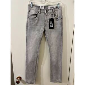 Evolution in Design NWT Girl 18 Cotton Blue Tonal Straight Leg Mid Rise Jean 28"